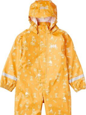 Helly Hansen Bergen Rain Playsuit Yellow Size 6